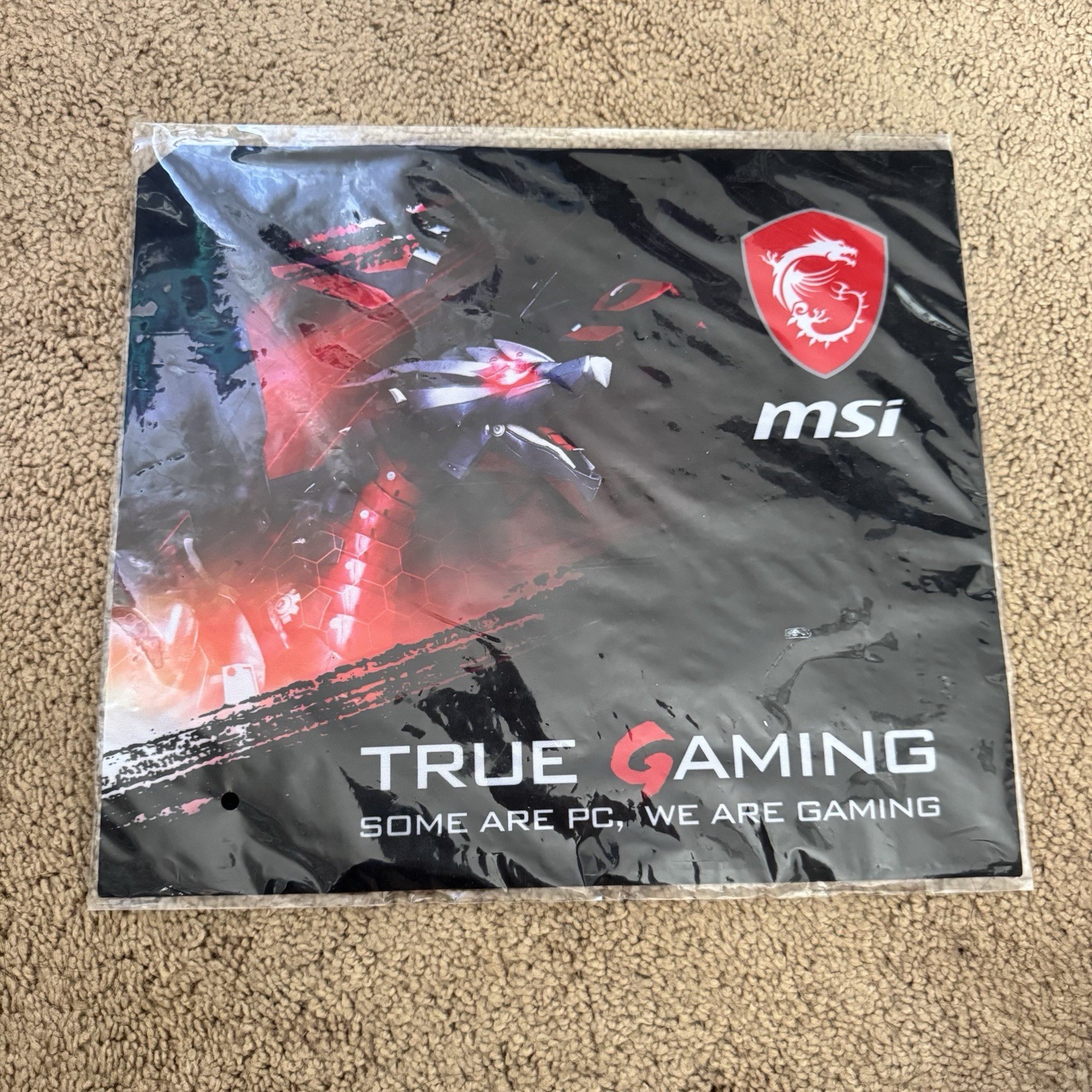 MSI Gaming Series Red Dragon Special Edition mouse pad Brand New (PAX Exclusive)