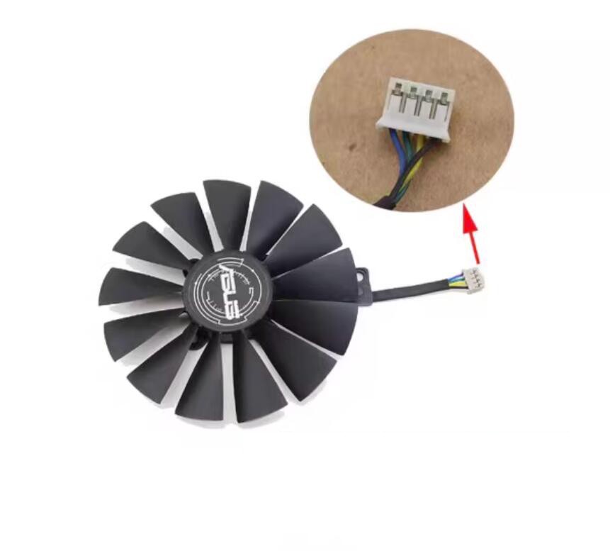 For ASUS Raptor STRIX RX570/RX580 Dual Fan GTX1050Ti Graphics Card Fan Parts