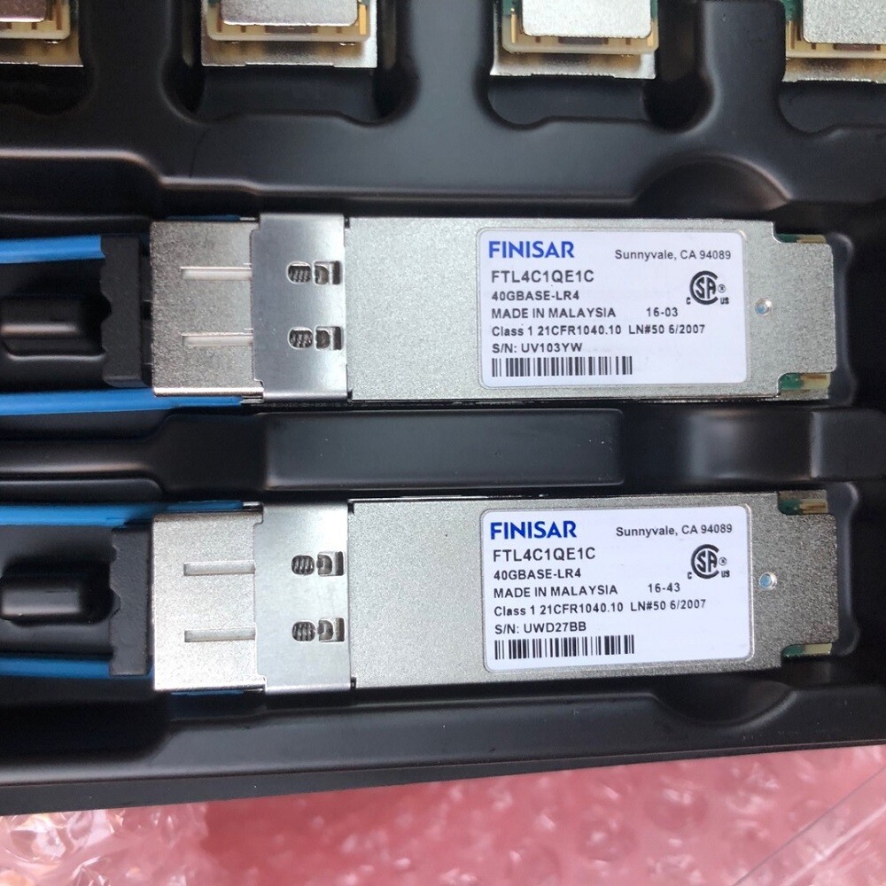 95%NEW 1PCS FTL4C1QE1C Finisar QSFP+ 40GBASE-LR4 Transceiver QSFP-40G-LR4
