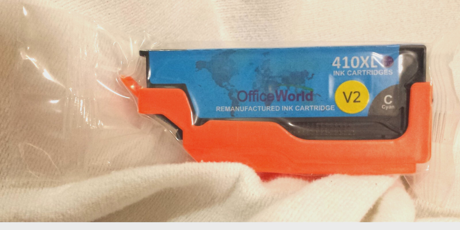 Office World Replacement 410XL Ink Cartridge Cyan for Epson Printer Supply