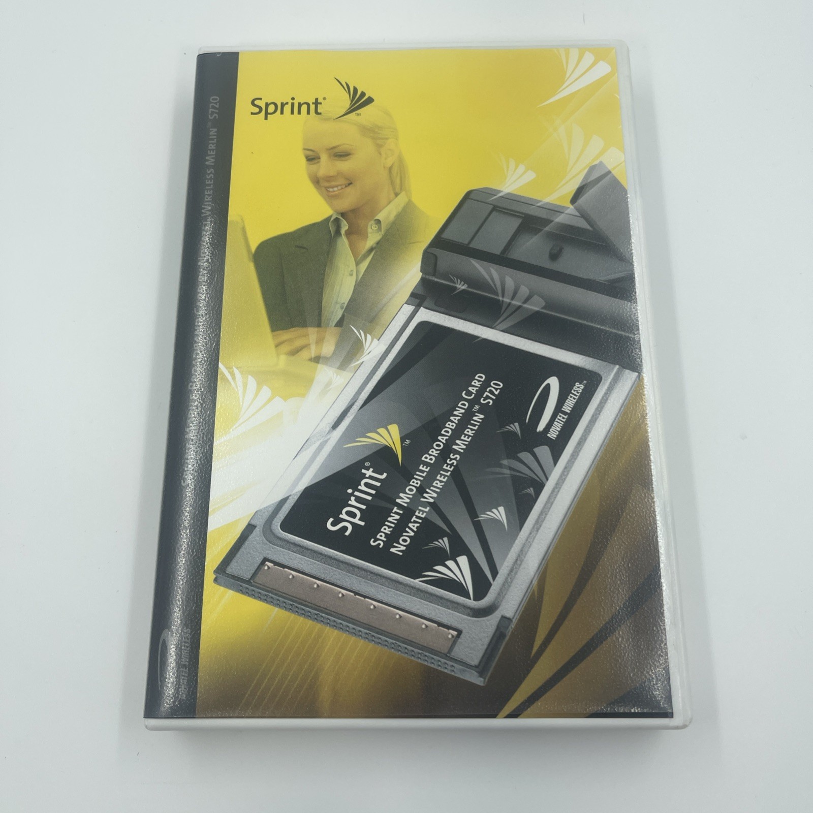 VTG Sprint Mobile Broadband Card Novatel Merlin S720 – NVS720DORA PC Card + CD