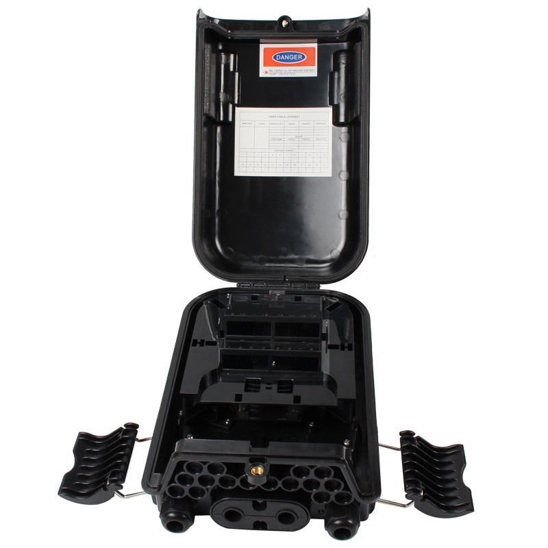 16 Core Fiber Optic Distribution Outdoor FAT PLC Splitter 1:16 NAP Terminal Box