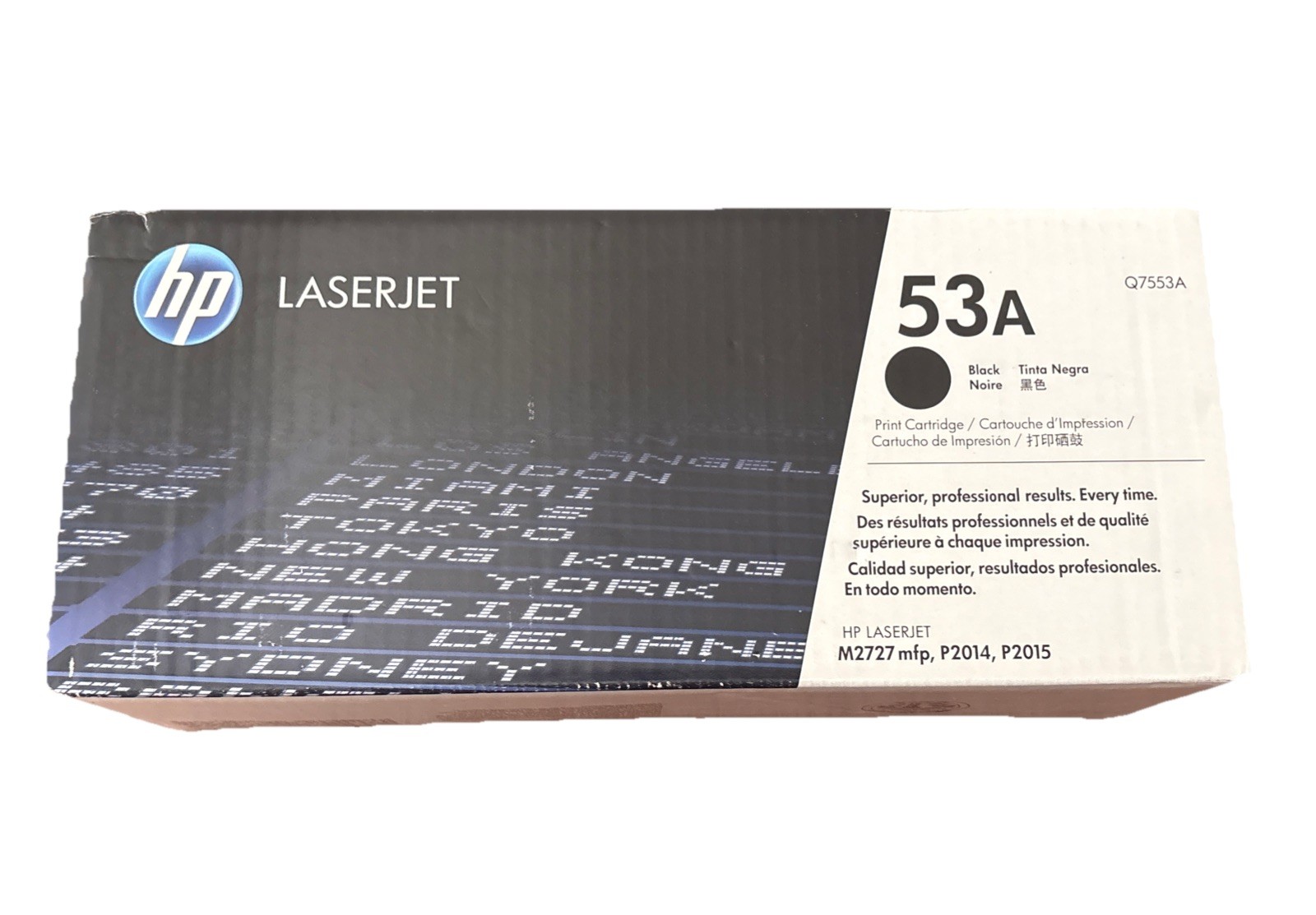 53A Q7553A Black Toner Cartridge OEM HP LaserJet P2014 P2015 M2727 Genuine #609