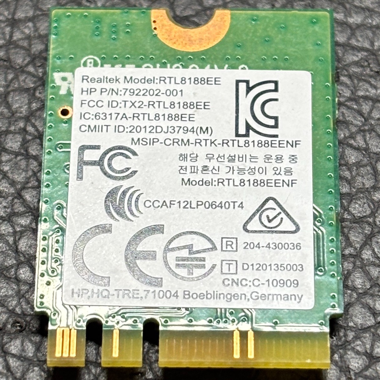 HP Laptop WiFi Wireless Card Module 792202-001 Replacement Adapter