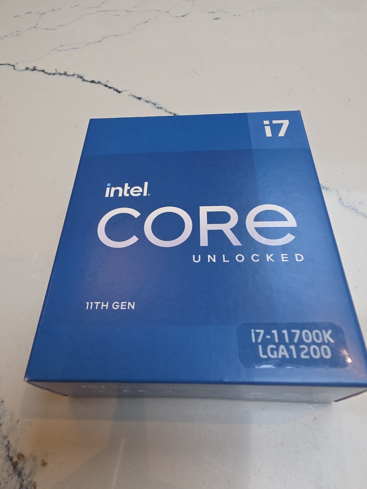 Intel Core I7 11700K 11th Gen LGA1200 Processor CPU - New Unopened Box.