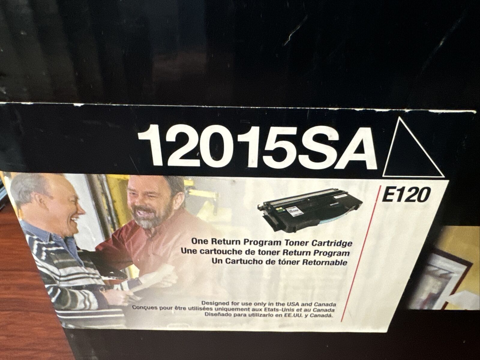 Lexmark 12015SA Black Toner Cartridge for E120 Printer
