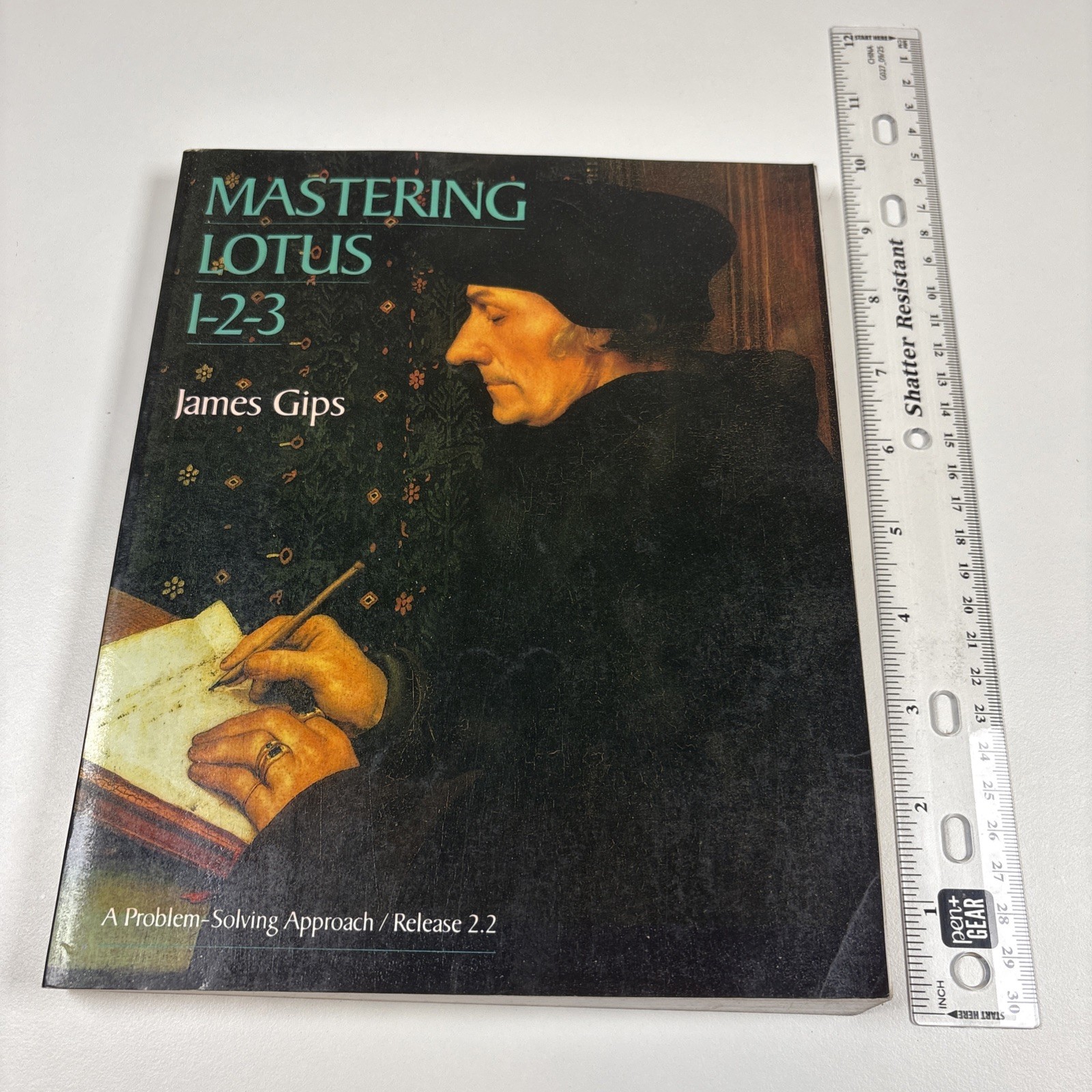 Mastering Lotus 1-2-3 Release 2.2 James Gips 1991 Vintage Computer Software Book