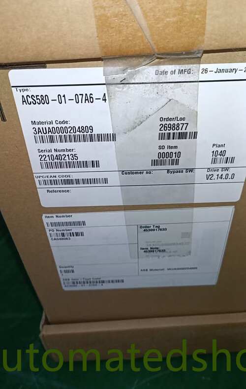 1pcs ABB ACS580-01-07A6-4 3KW acs580 Inverter Brand New  FedEx / DHL