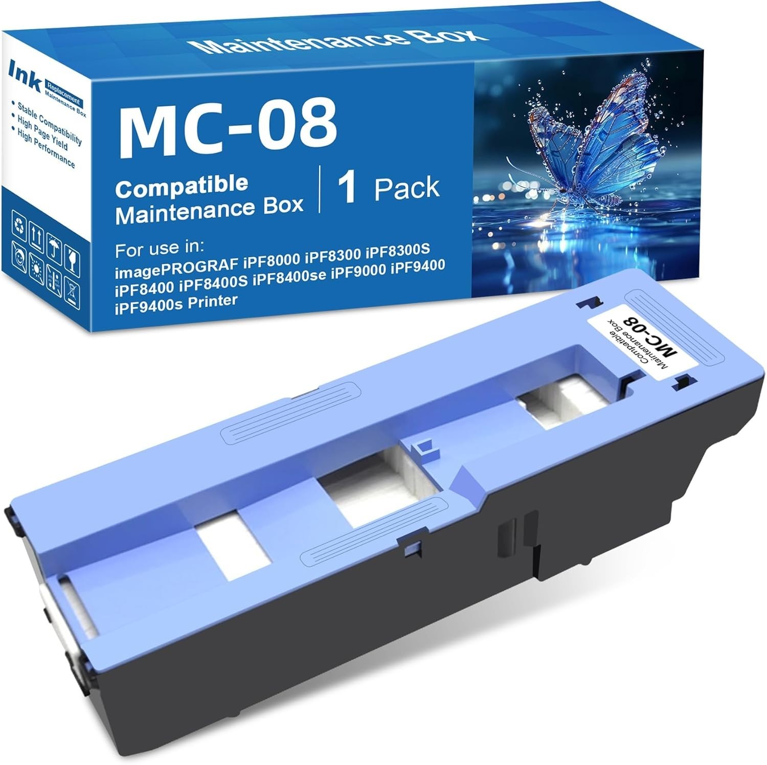 MC-08 Maintenance Tank For Canon iPF9100 iPF8110 iPF8400S Maintenance cartridge