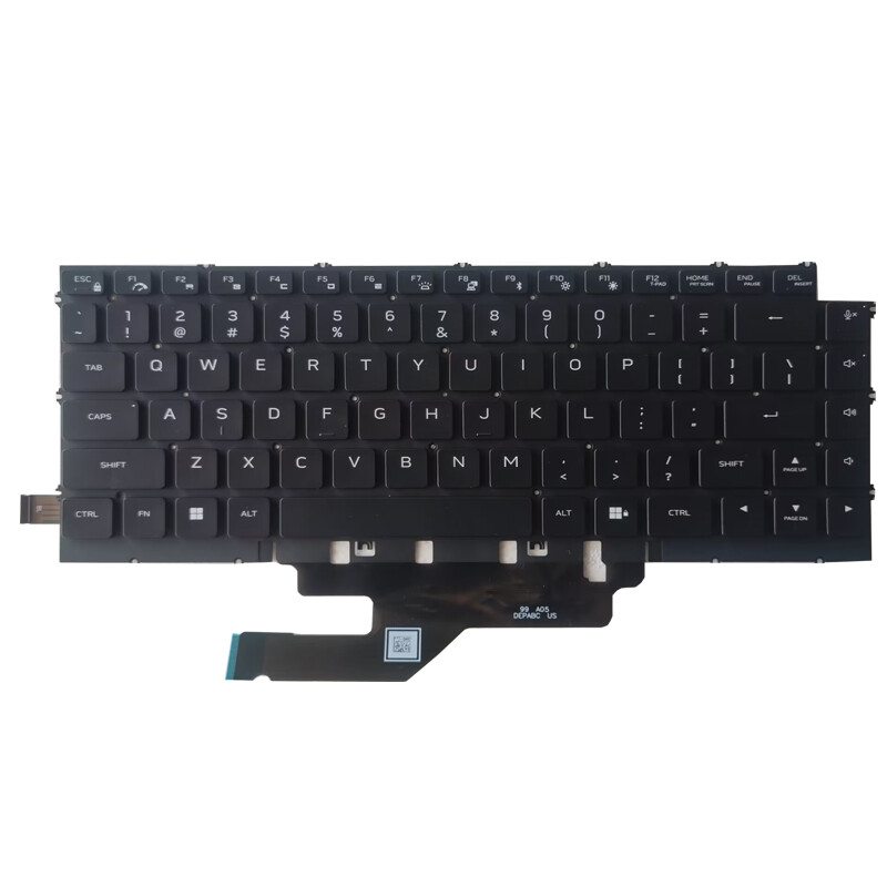 NEW For Dell Alienware X14 R1 Laptop US Keyboard 002V4T NSK-DEPABC RGB Backlit