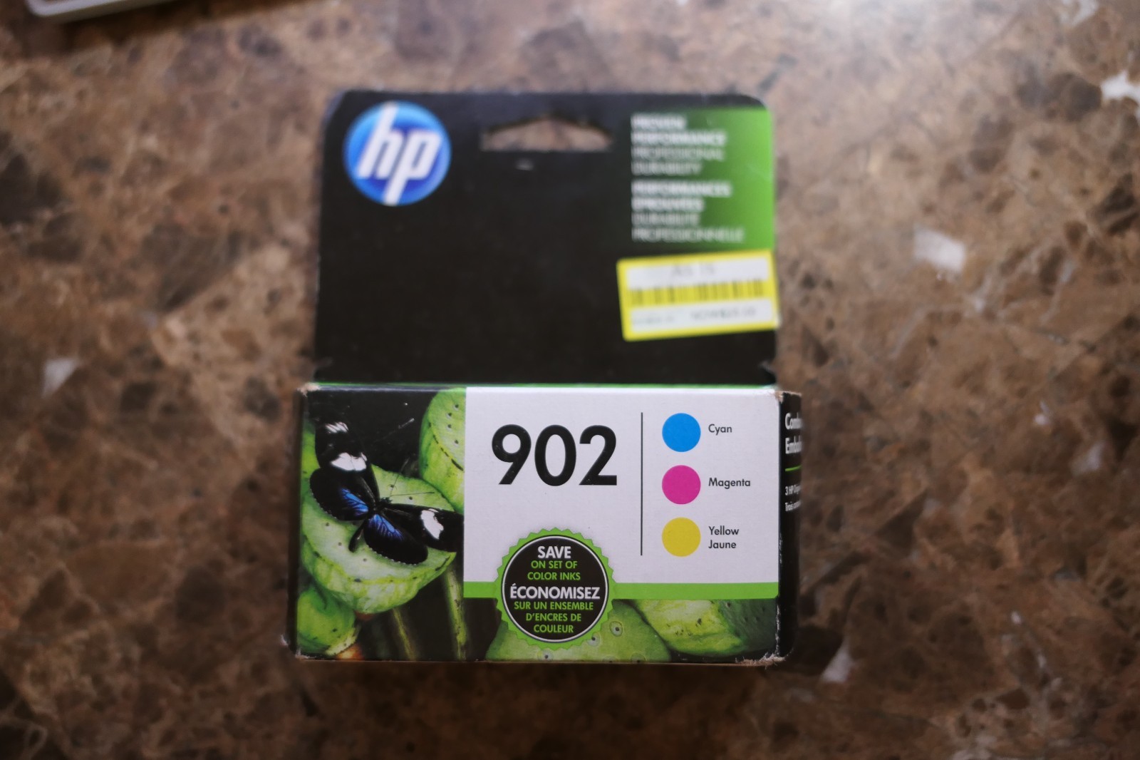 NEW GENUINE HP 902 3 Ink Cartridges Cyan, Magenta, Yellow Genuine OEM 11/2021