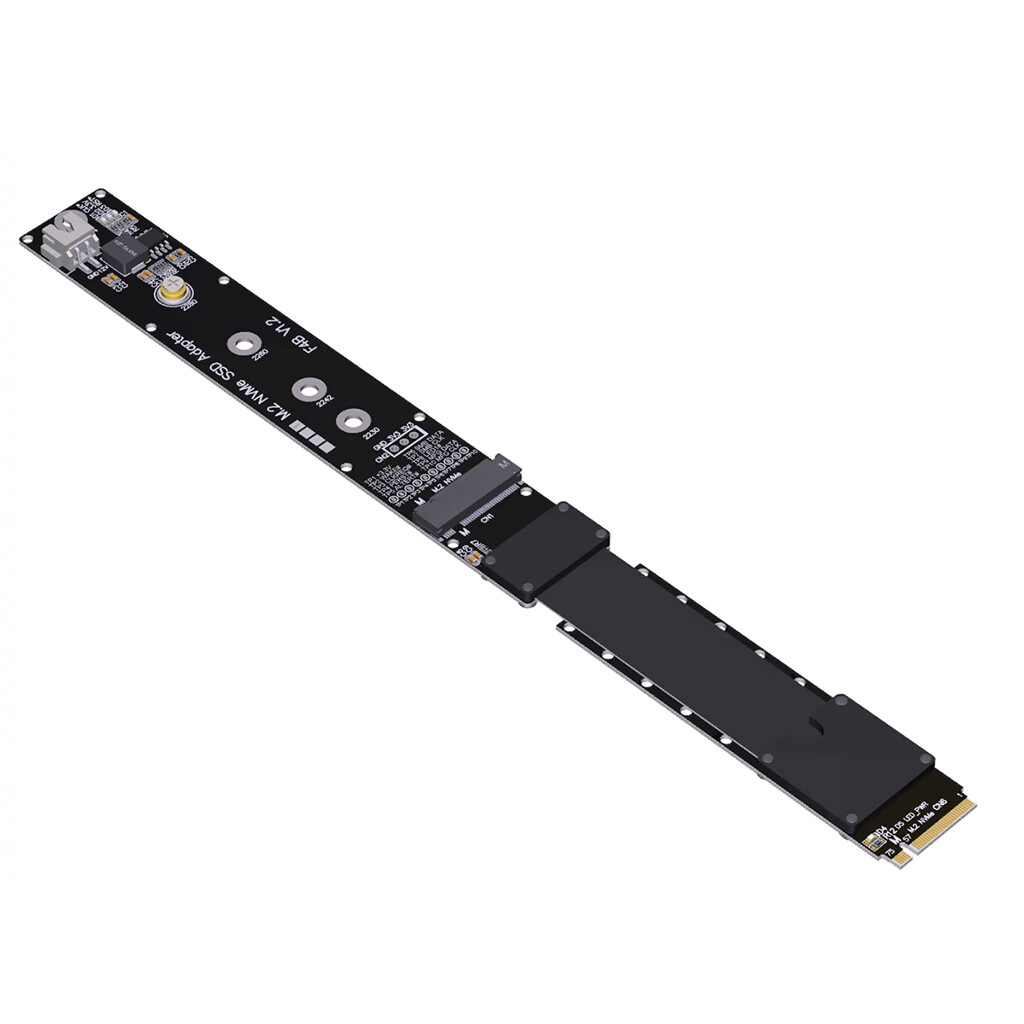Full Speed Extension Cable For M.2 NVMe SSD FFC MKey PCIe 5.0 GEN5 Solid State