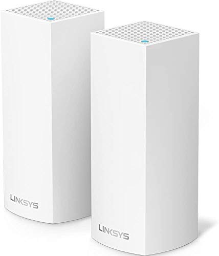 LINKSYS VELOP MESH HOME WIFI SYSTEM 4,000 SQ FT COVERAGE WHW0302 - WHITE