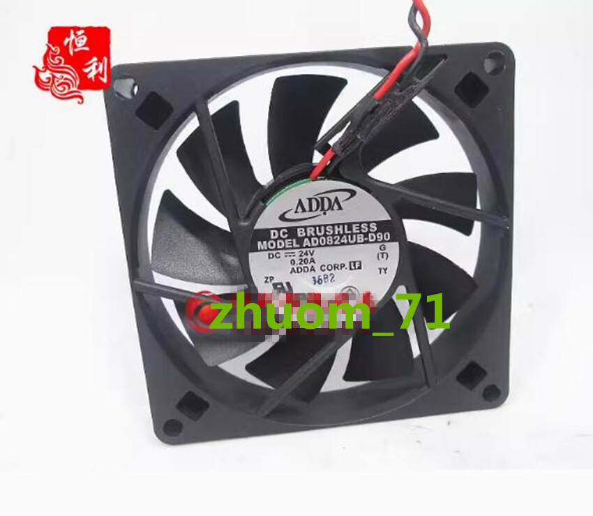 1PC ADDA AD0824UB-D90 8015 DC24V 0.2A inverter cooling fan