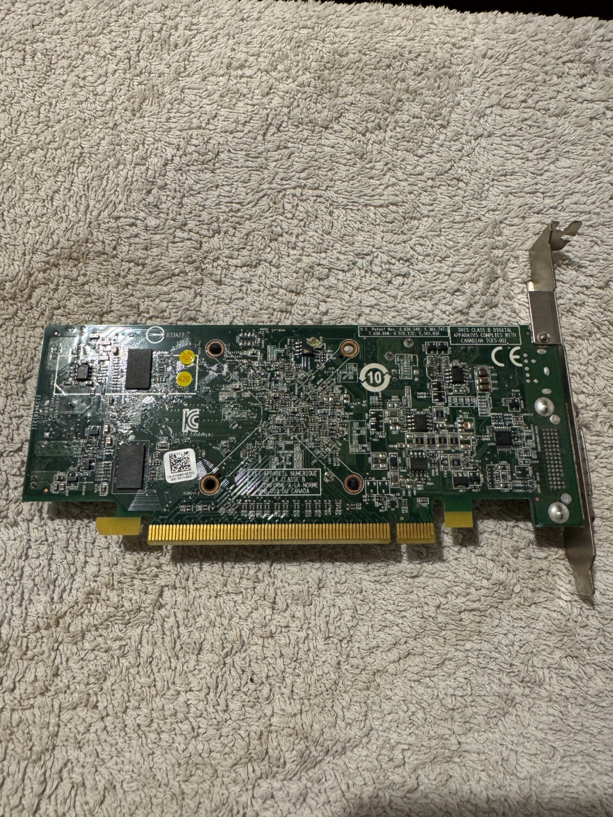 AMD Radeon 109-C09057-00 Video Card PCIe 512MB HIGH PROFILE - USED