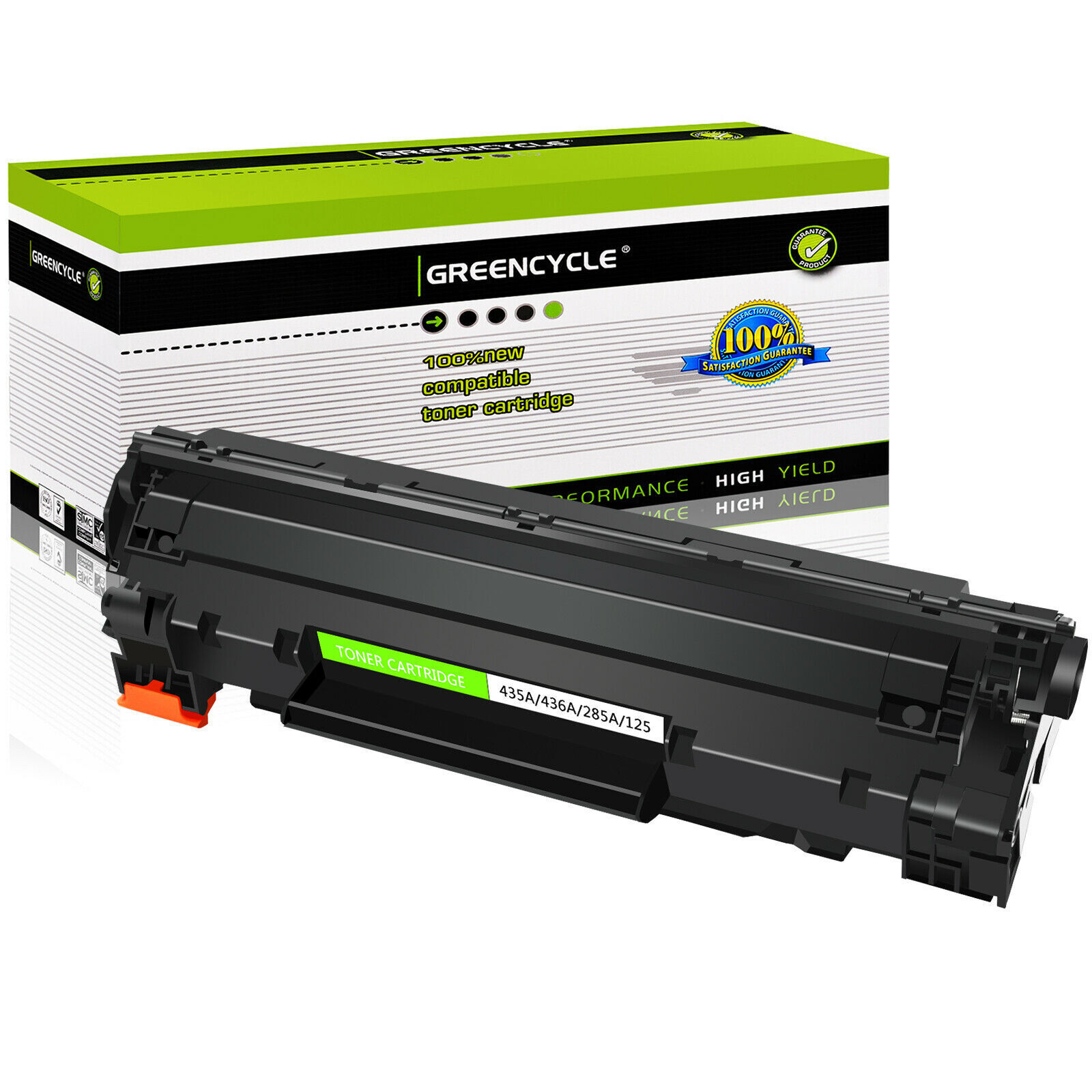 GREENCYCLE 1PK CRG125 Toner Cartridge Compatible for Canon 125 imageCLASS MF3010