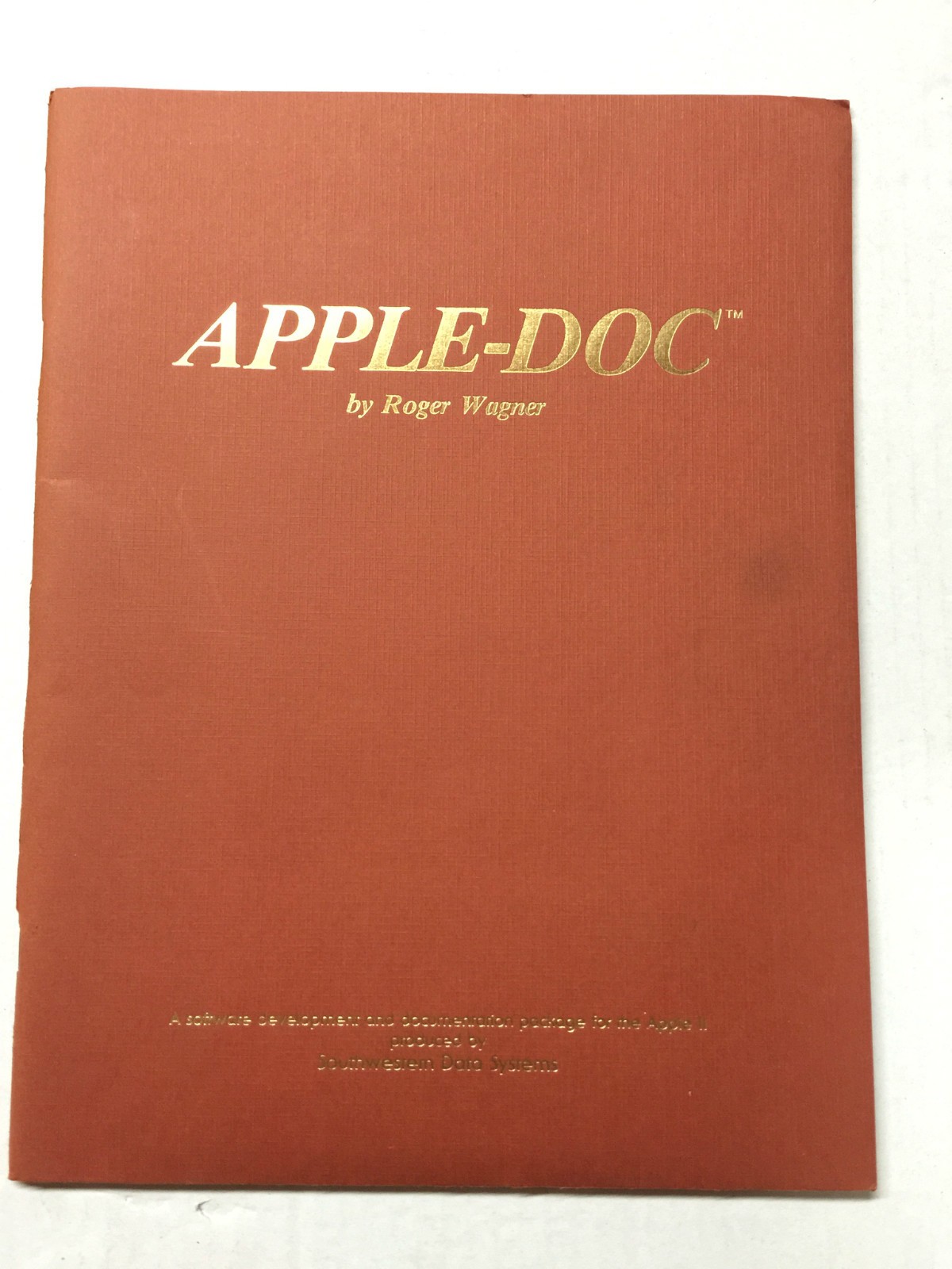SDS Southwestern Data Systems - Apple-Doc 1979 By Roger Wagner Apple II vintage