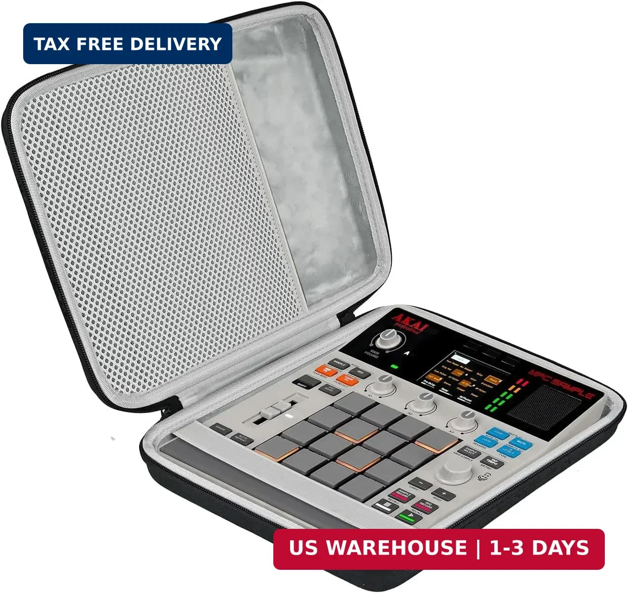 Hard Travel Case Compatible with Akai Professional MPC Sample Standalone Portabl