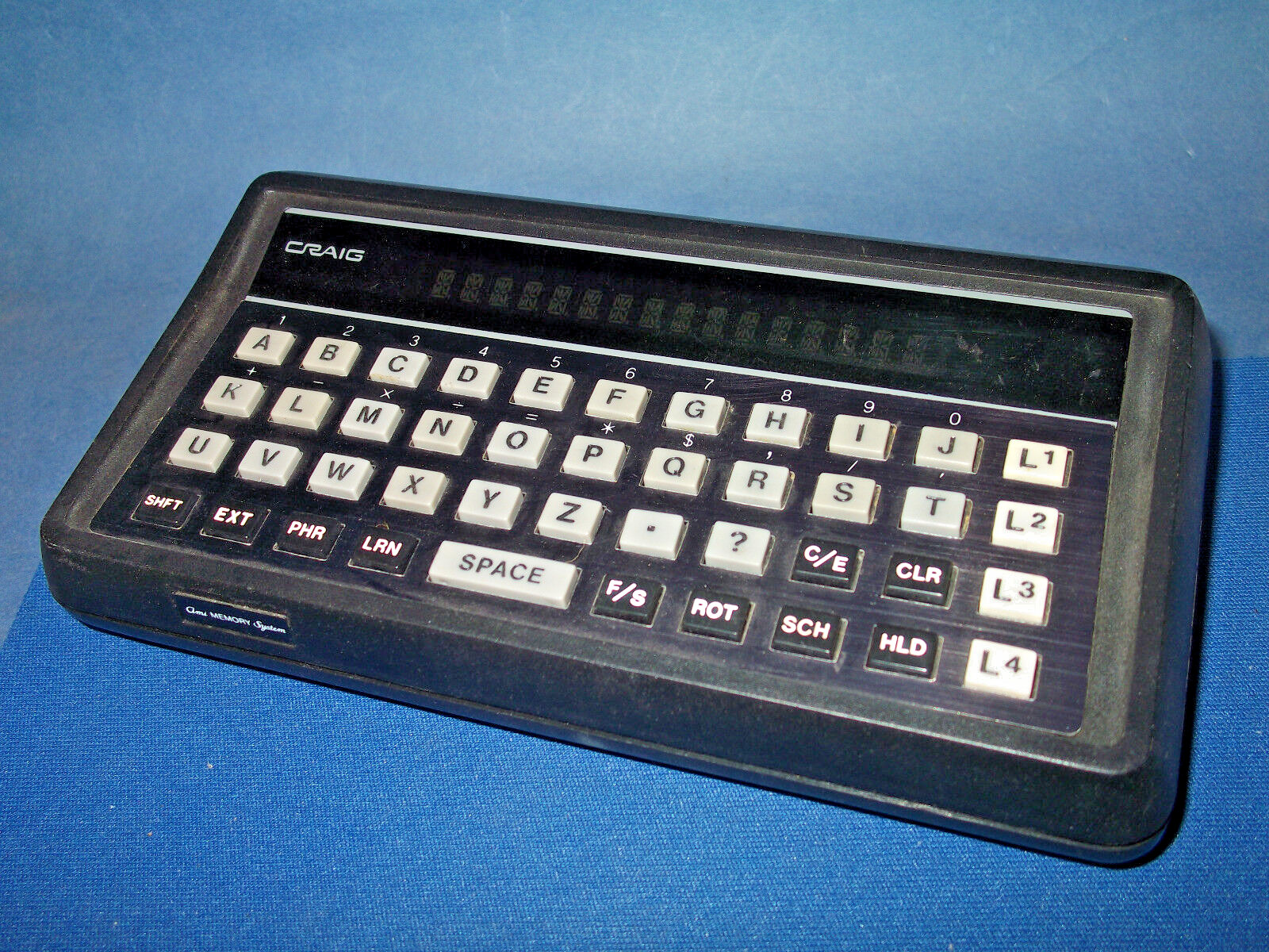 CRAIG VINTAGE M100 TRANSLATOR & INFORMATION CENTER WITH 2 MODULES AND ADAPTER 
