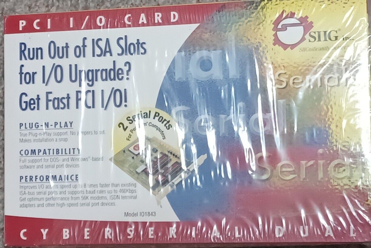 SIIG, Inc Cyberserial Dual (appears new but untested)