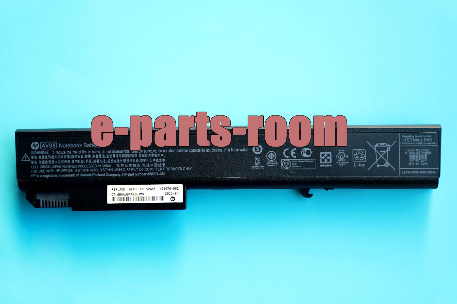AV08 Genuine Battery for HP EliteBook 8530P 8530W 8540P 8540W 8730P 8730W 8740W