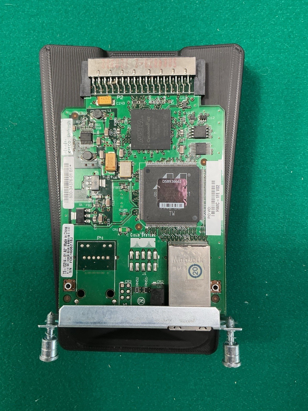 🔥 CISCO HWIC-1FE 1-PORT 10/100 MBPS FAST ETHERNET HIGH-SPEED WAN INTERFACE CARD