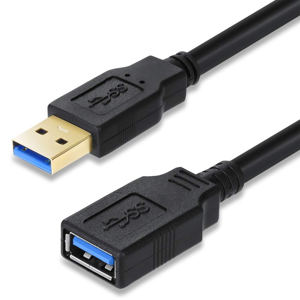 XBOHJOE USB 3.0 Extension Cable 15FT High Speed 15 ft, Black