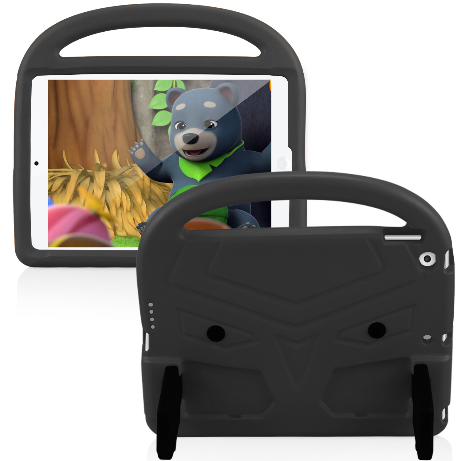 Kids Handle EVA Stand Case for iPad 9th 8th 7th Generation Mini 6 Tablet Cover