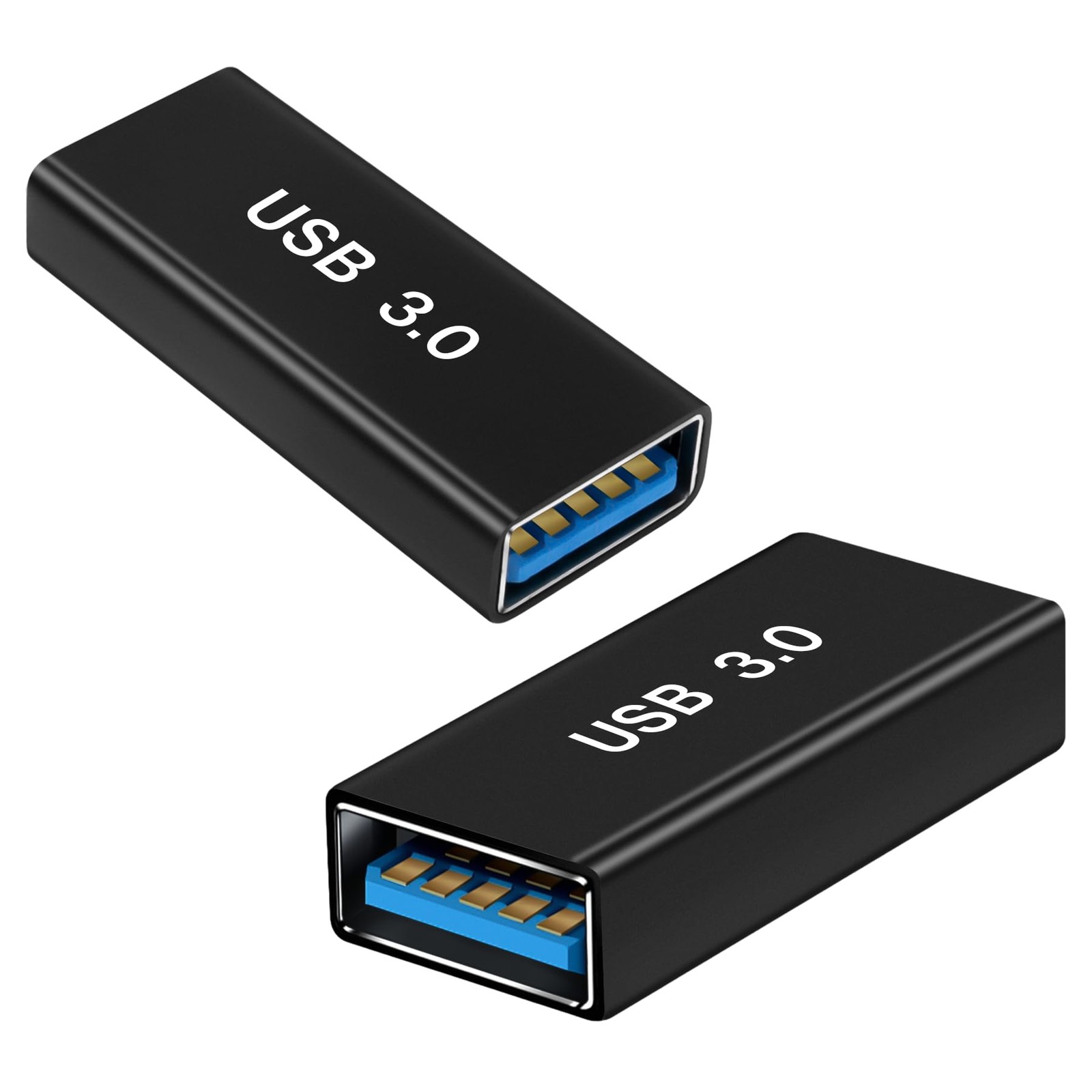 AIYEEN USB Female to Adapter (2 Pack), 3.0 Type A Coupler Black