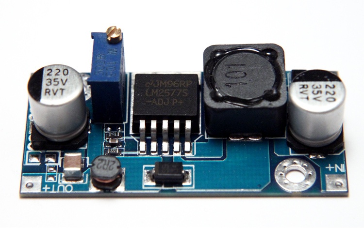 2x LM2577 3A DC Step-Up Adjustable Breadboard Module; Power Supply Converter USA