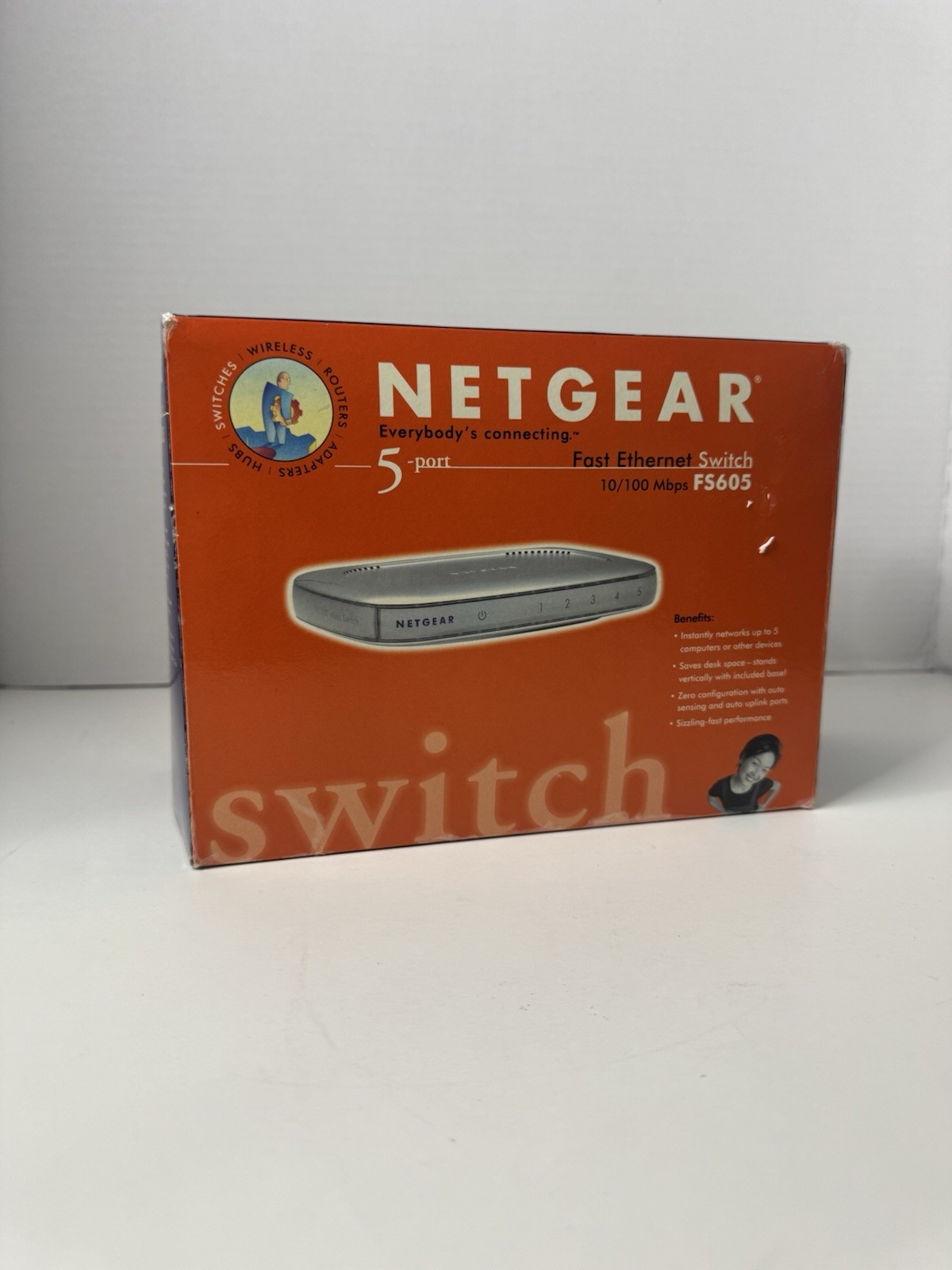 NETGEAR FS605 Fast Ethernet Switch 5-Port 10/100 MBPS