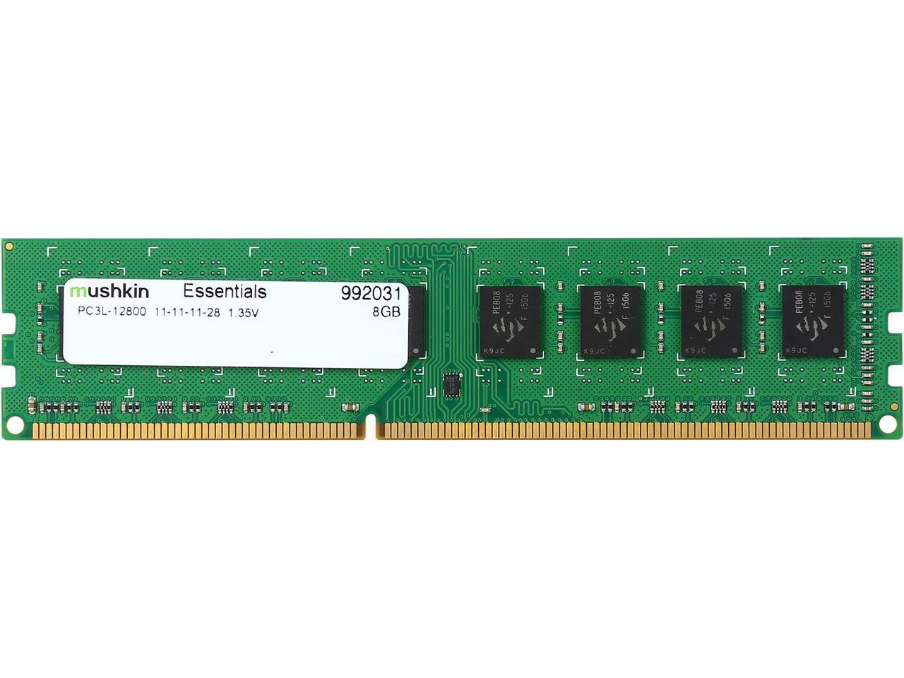 Mushkin Enhanced Essentials 8GB 240-Pin DDR3 SDRAM DDR3 1600 - 992031