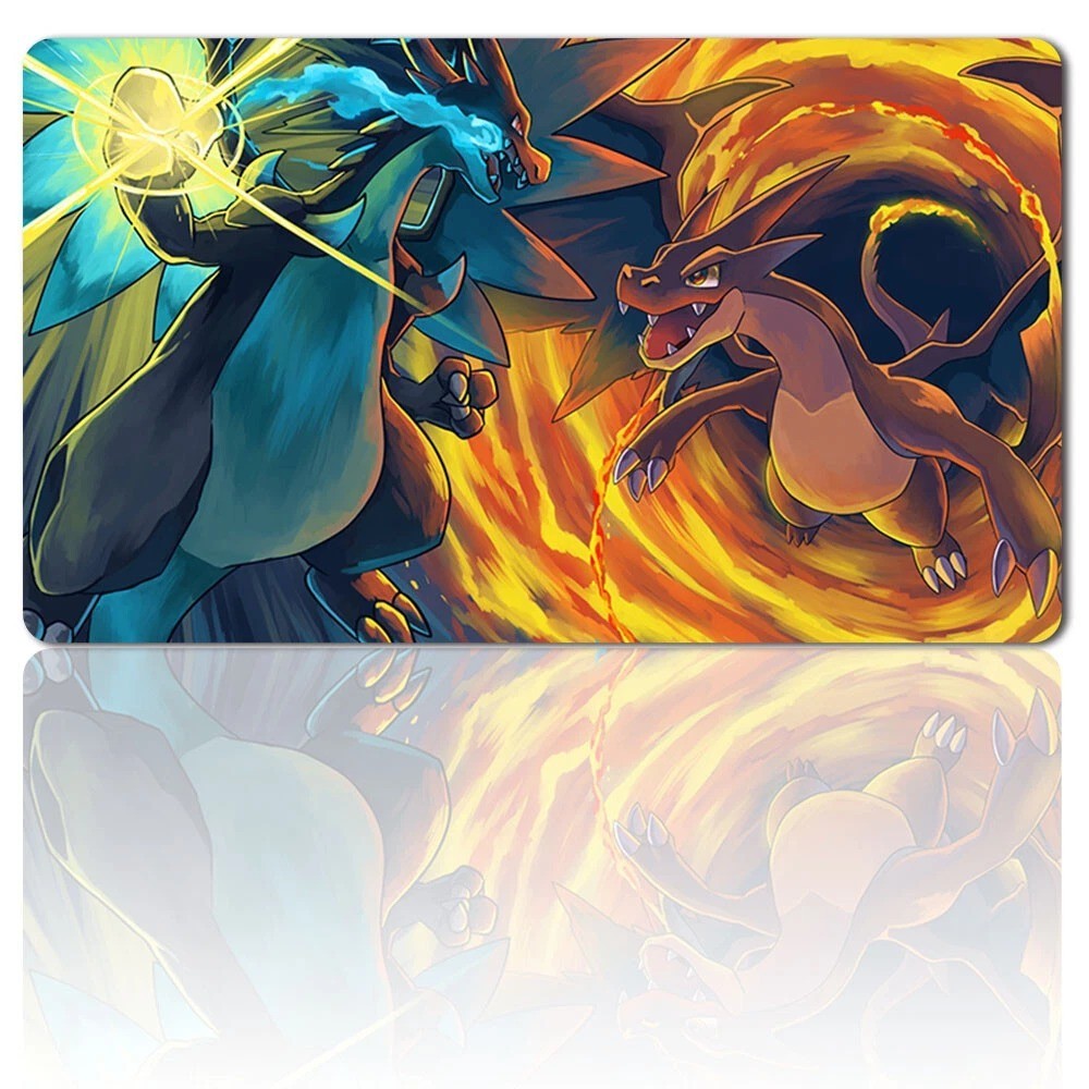 Board Game Pokemon Mega Charizard Gaming Desk Mat Mouse Pad