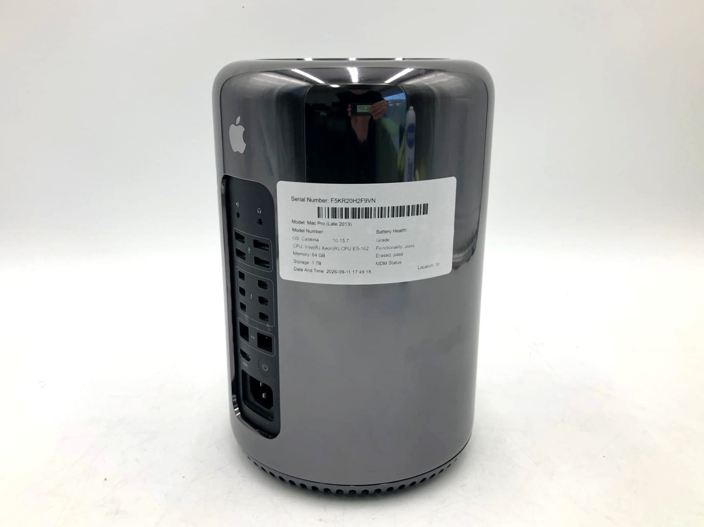 Apple | Mac Pro (Late 2013) | Intel(R) Xeon(R) CPU E5-1620 v2 | 64 GB RAM | 1 TB