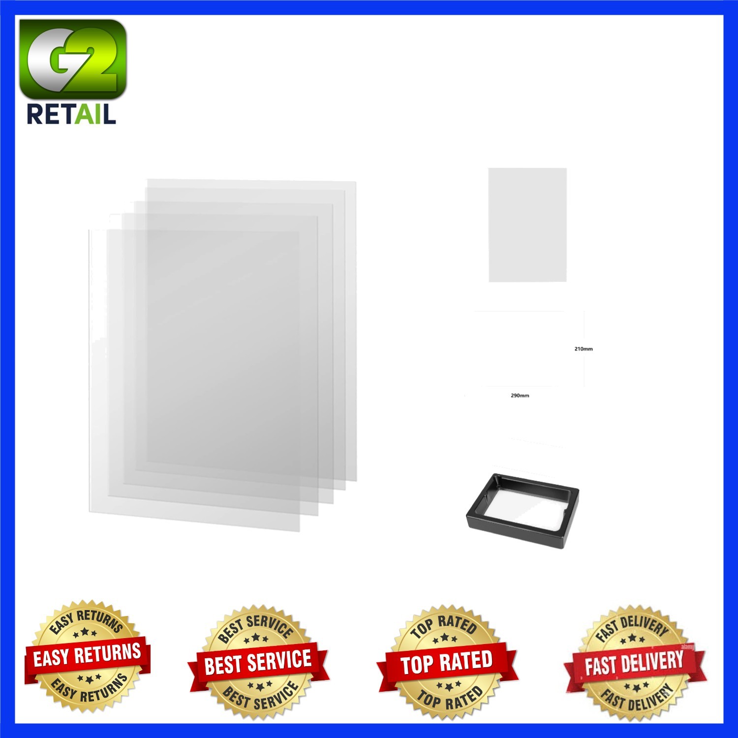 6PCS FEP Film A4 Size for ELEGOO Saturn 3 Series - High Light Transmission