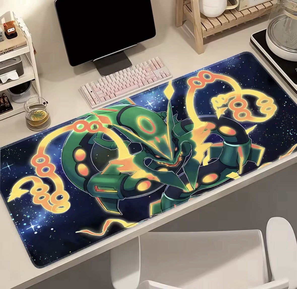 Pokémon Mega Rayquaza Table Gaming Desk Playmat Card CCG TCG Pad Mousepad 24”