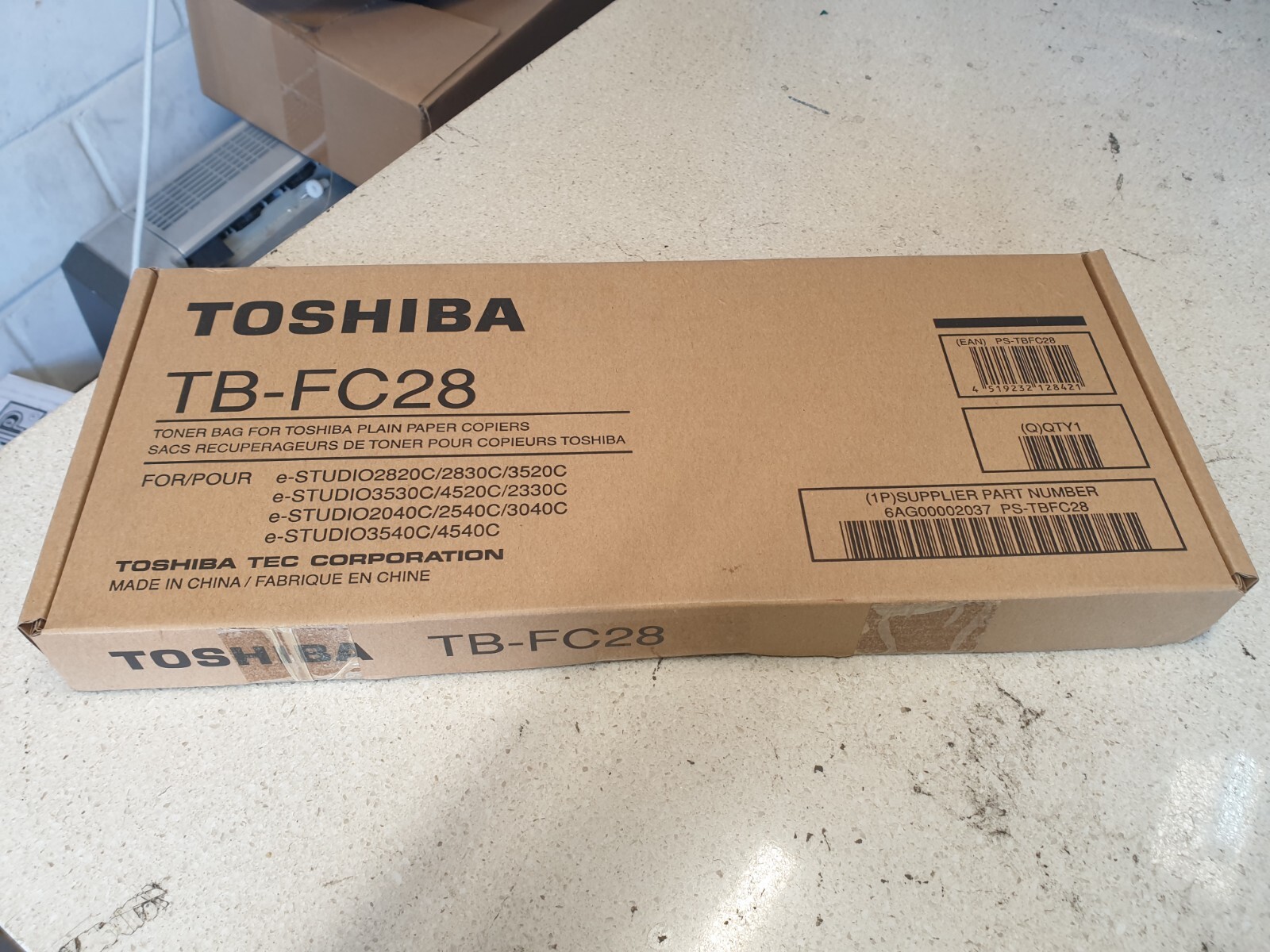 Genuine Toshiba e-Studio 2540c 3540c 2820c Waste Toner Bottle TB-FC28