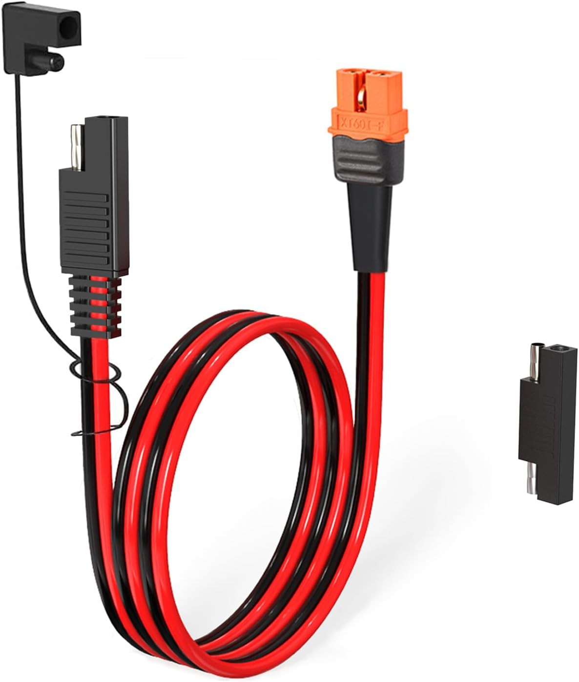 12AWG Xt60I to SAE Adapter Extension Cable with SAE Polarity Reverse Adapter for