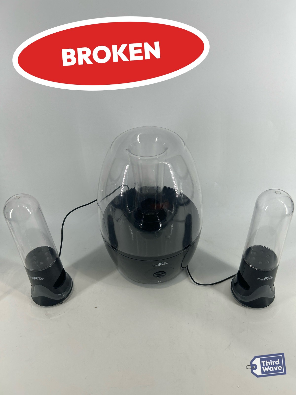 (BROKEN) beFree Sound 2.1 Channel Multimedia LED Dancing Water Sound System