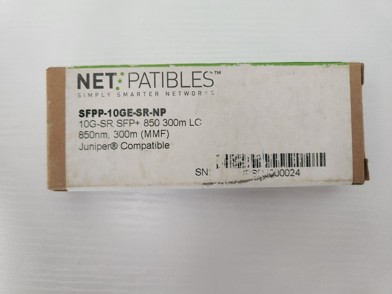 Net Patibles SFPP-10GE-SR-NP 10G-SR SFP+ Juniper Compatible