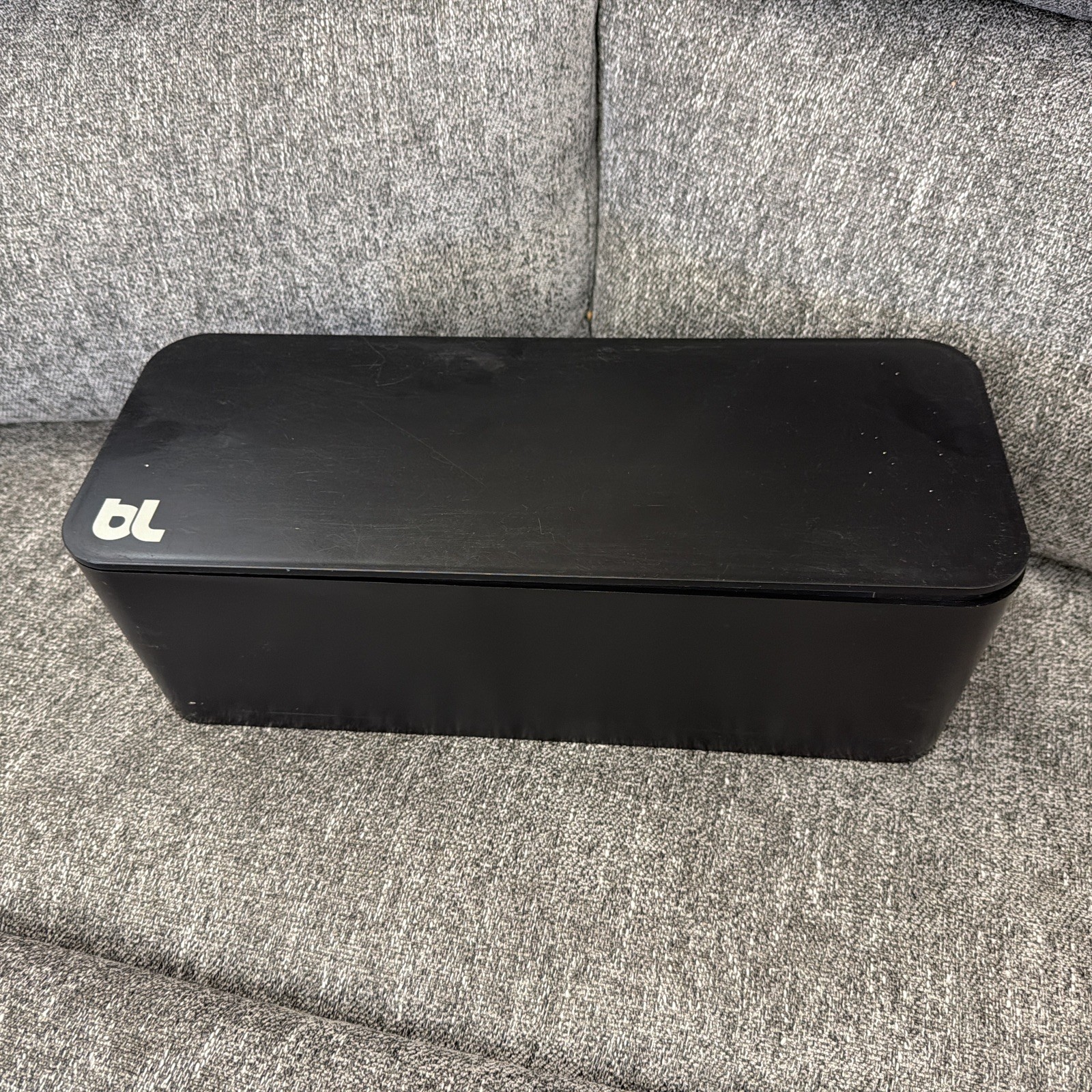 Bluelounge CableBox /Cable & Cord Management System/ Black / Large - Empty Box