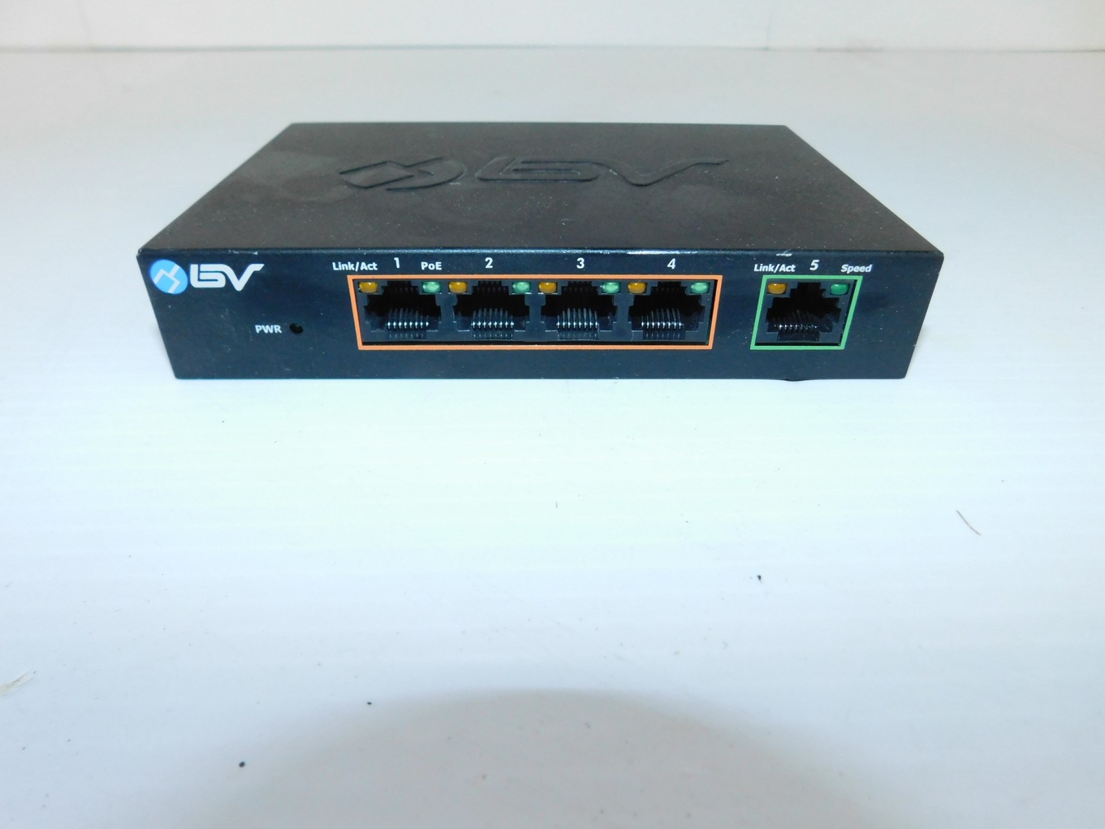 BV TECH POE DEPOT MODEL POE-SW501G-PLUS POE SWITCH (LSB63)