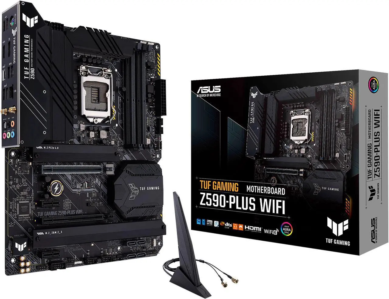 ASUS TUF Gaming Z590-Plus WiFi 6 LGA 1200 Intel ATX Gaming Motherboard