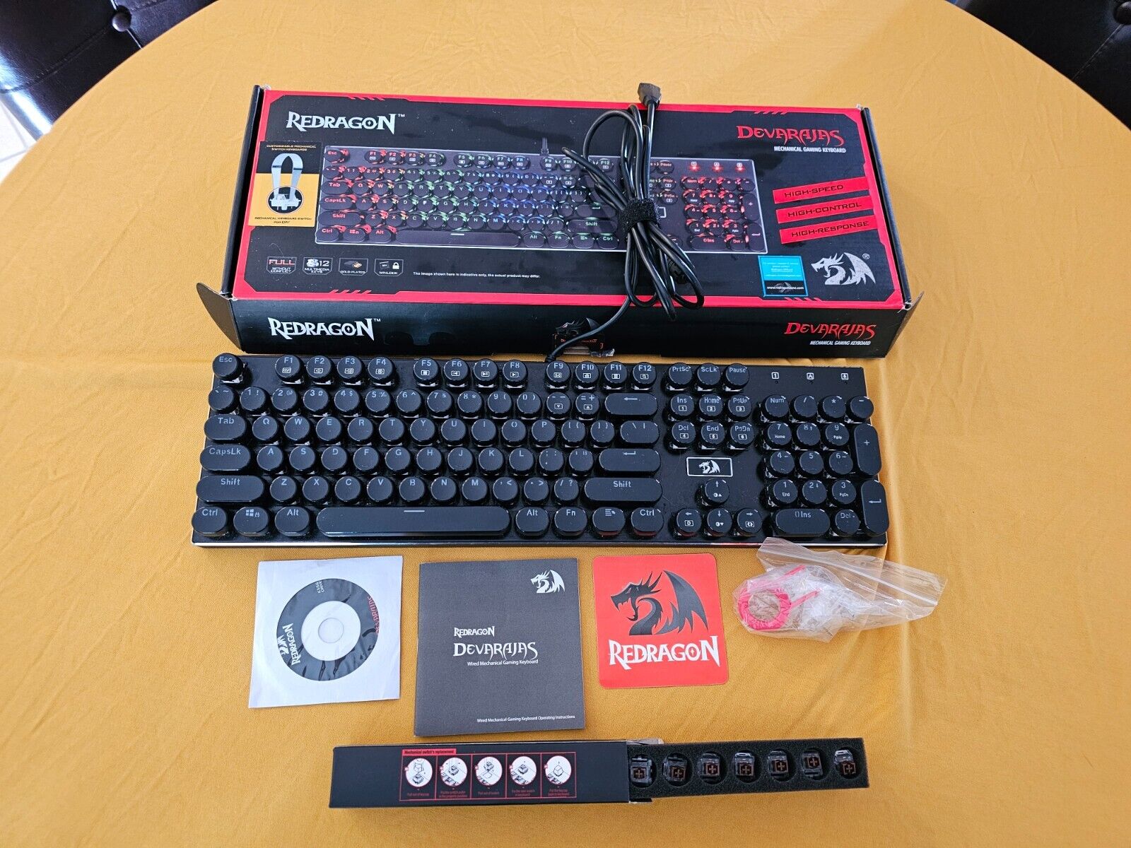 Red Dragon Devarajas Mechanical Gaming Keyboard