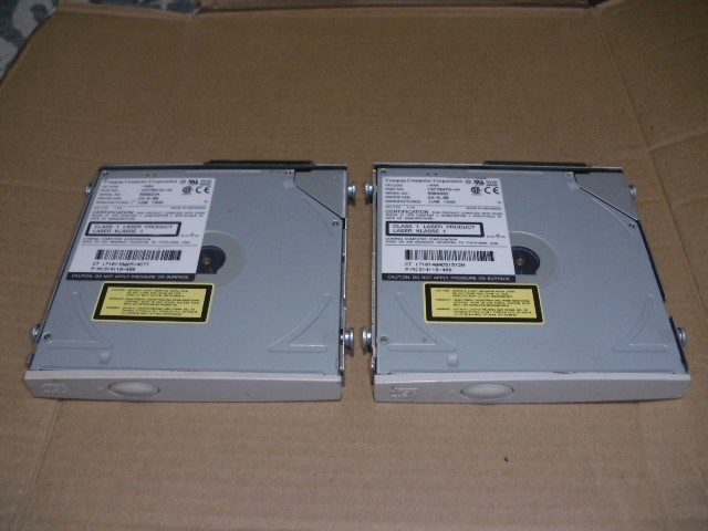 Lot of  2    Vintage  Compaq  CD-ROM. Model CD-224E-A44   P/N:1977047A-44