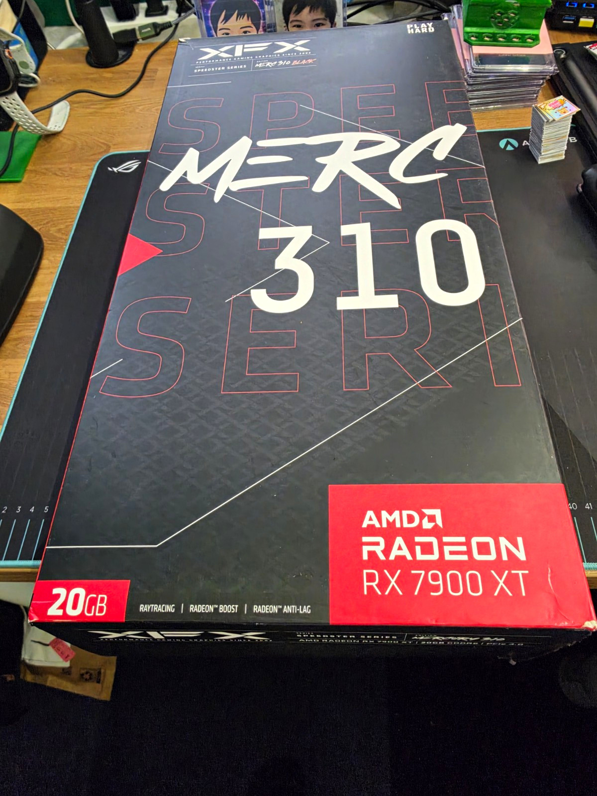 XFX Speedster MERC 310 AMD Radeon RX 7900 XT Black Edition 20GB GDDR6...