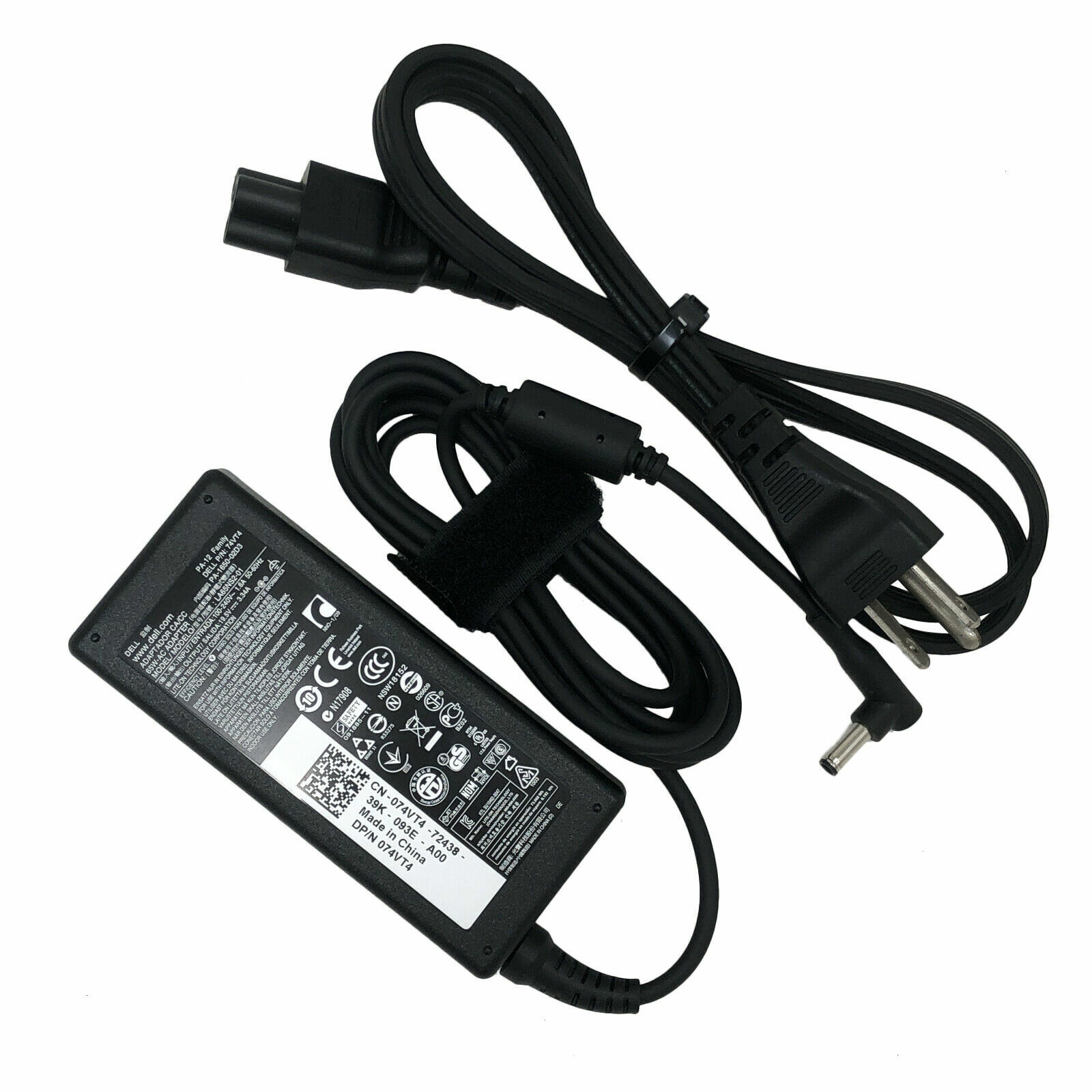 Original Dell Laptop Charger 65W AC Adapter for Inspiron 15 5551 5555 5558 5559