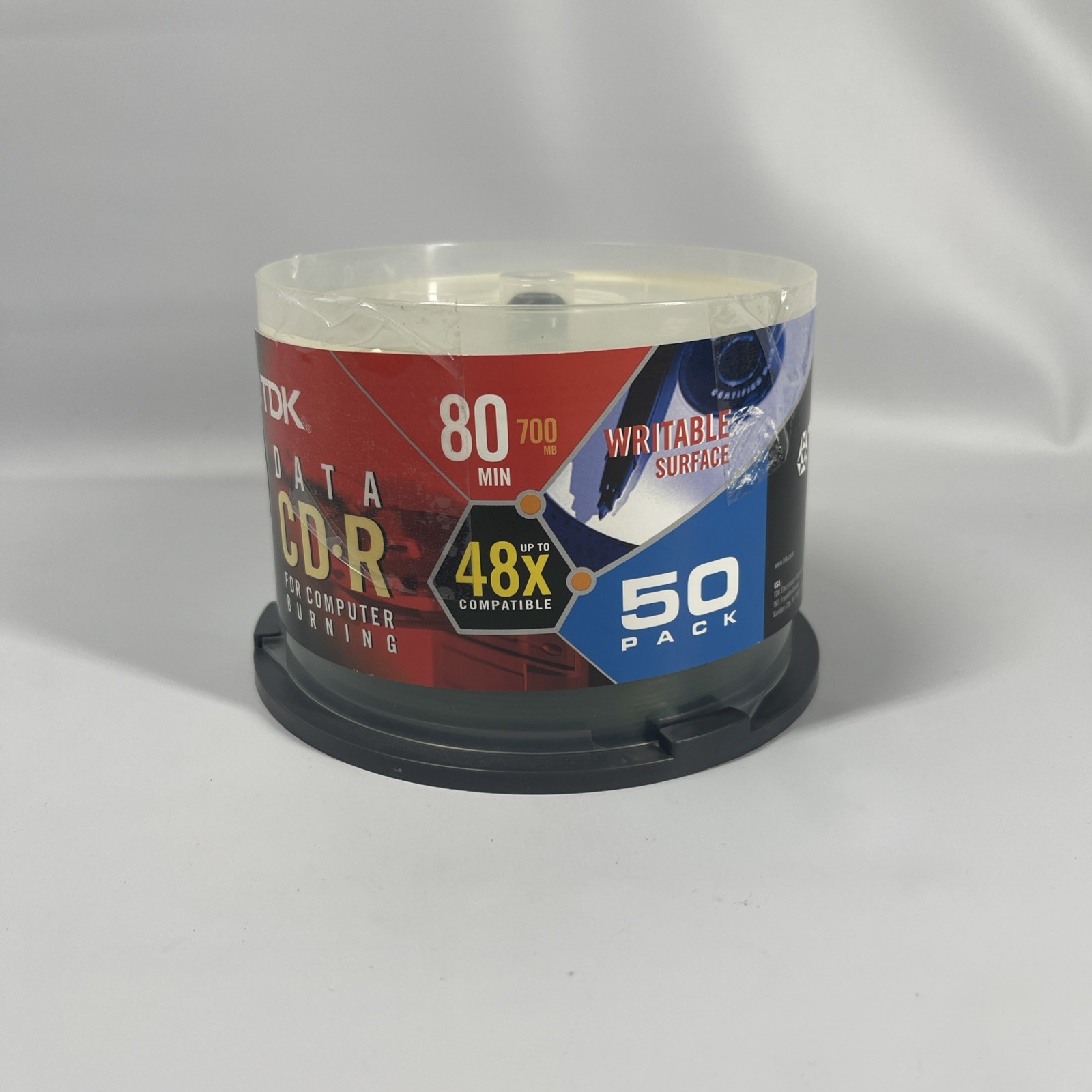 TDK CD-R  80 minute 700 MB Spindle *includes 45 Brand New Discs*