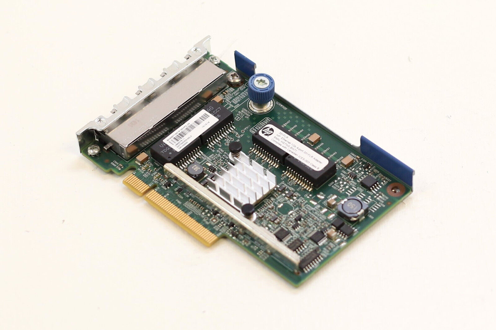 HP 331FLR Quad-Port Gigabit PCIe Network Interface Card P/N: 789897-001 Tested