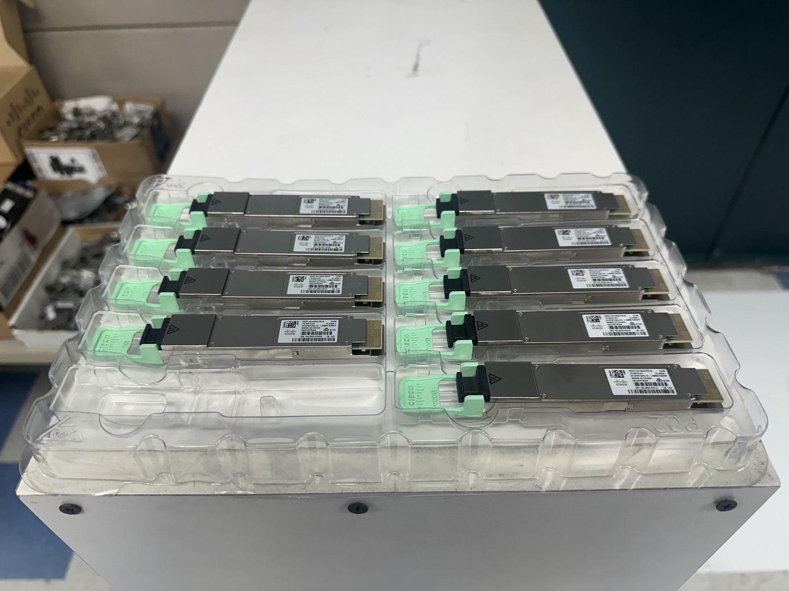 Cisco QDD-4X100G-FR-S QSFP-DD Transceiver, 4x 100GBASE-FR1, MP